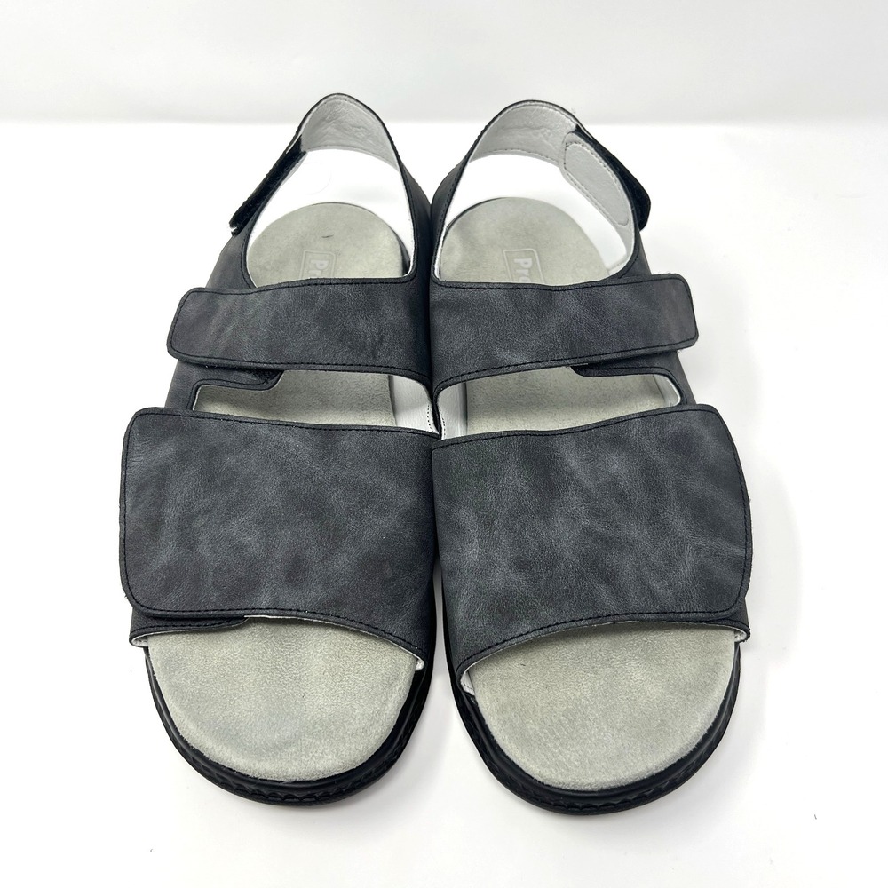 Propet TravelActiv Scottsdale Sling Back Womens Black‎ Size 11 Casual Sandals